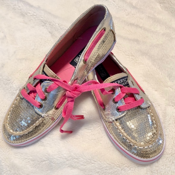 🆕Girl’s Sperry Gold Top Sider Boat Shoes - Picture 2 of 6